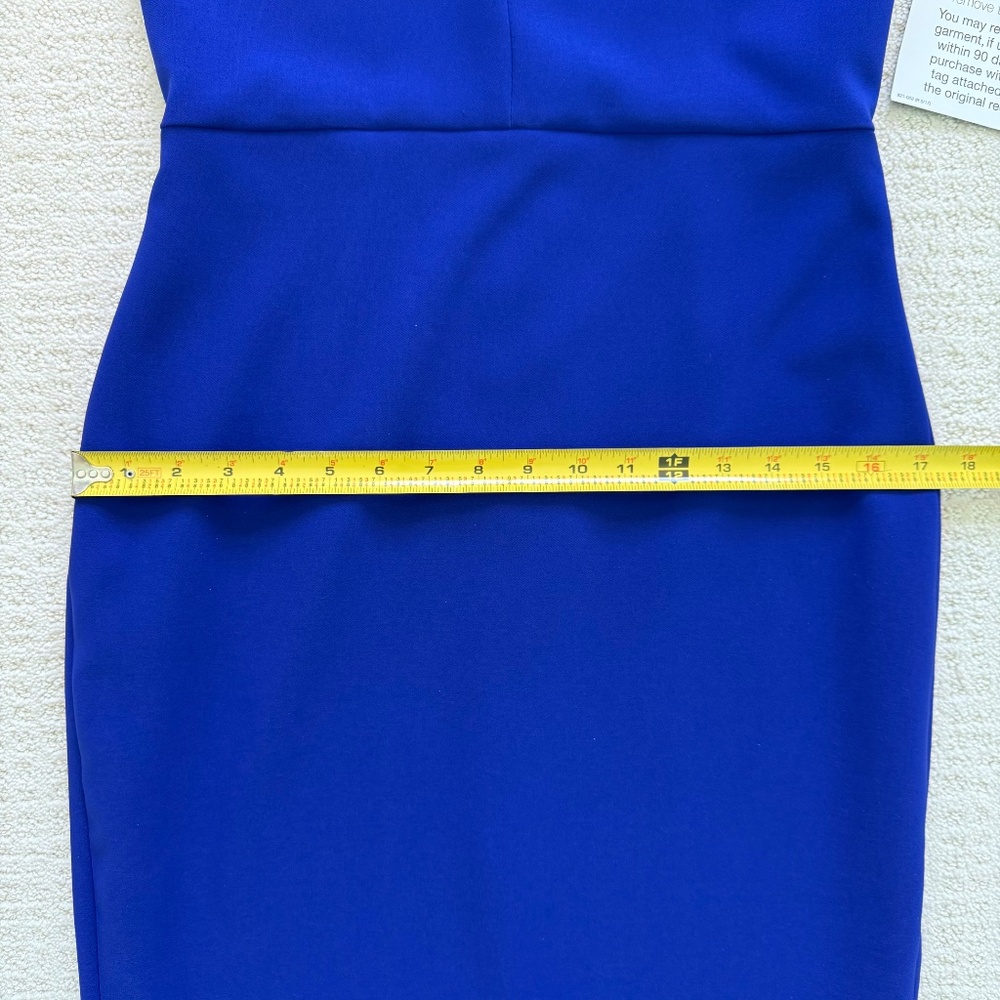 JUST TAYLOR | NWT Royal Blue Halter Style Dress Sz 6 - Picture 4 of 9